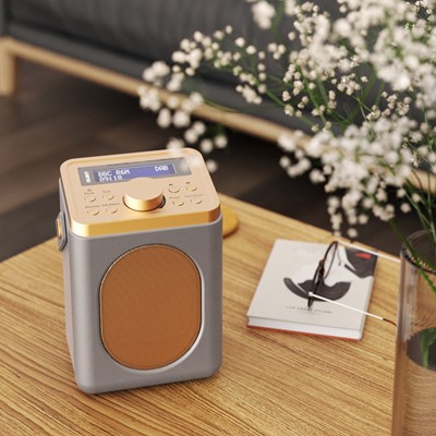 Majority Little Shelford Portable DAB Radio with Bluetooth - Grey