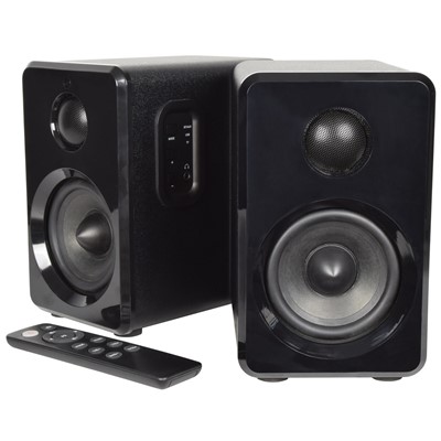 AV Link 120150 - 3.5" Active B/T Speakers Black