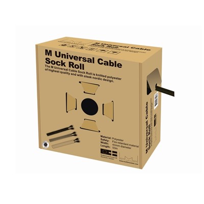 Multibrackets M Universal Cable Sock Roll Black 4 - Peats.ie