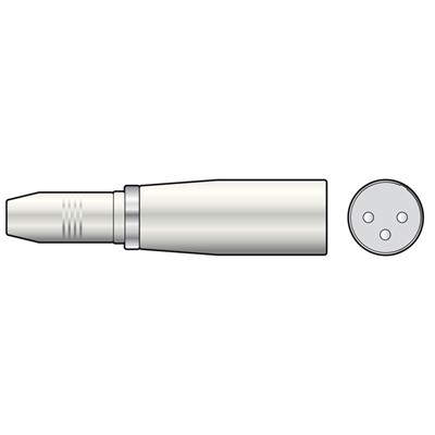 XLR Plug - 6.3 Mono Socket