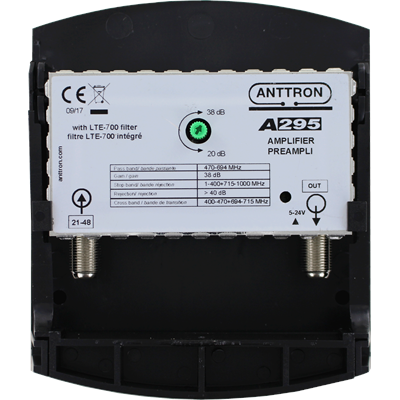 Anttron A295 Amplifier 21-48 : 38 dB*