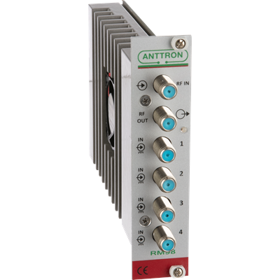 Anttron RM98 4 inputs - 8 DVBS/S2/S2X/multistream/Biss - dual quad output DVBT