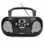 Groove GVPS733BK - Black Boombox CD Player with AM/FM