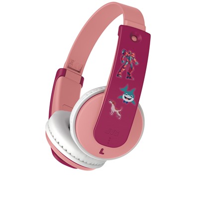 JVC HAKD10WPE - Kids Wireless Headphones in Pink