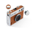 (PNG) INSTAX mini Evo (Brown) - shutter buttons.png