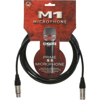 Klotz M1FM1N1500 - M1-Mic cable 15m black XLR3p