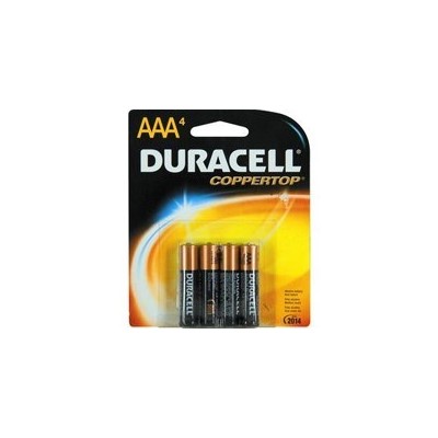 MN2400B4 Duracell AAA Battery 4 pack