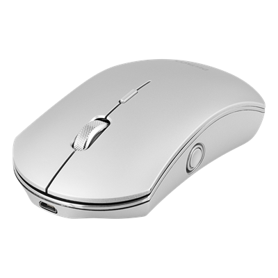 Deltaco Aluminium 5 Button Wireless office mouse, 1600 DPI, battery indicator, USB receiver