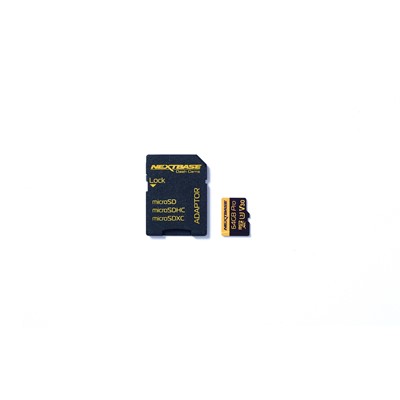 Nextbase 64gb U3 MicroSD Card and Adapter