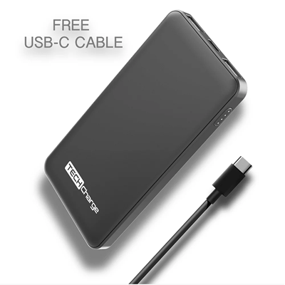 Tech Charge Bonus Pack 5000 & Free USB-C cable