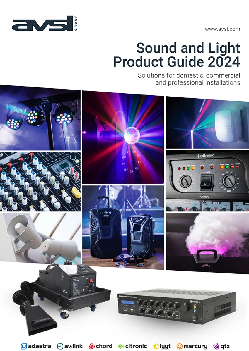 AVSL Sound and Light Product Guide 2024